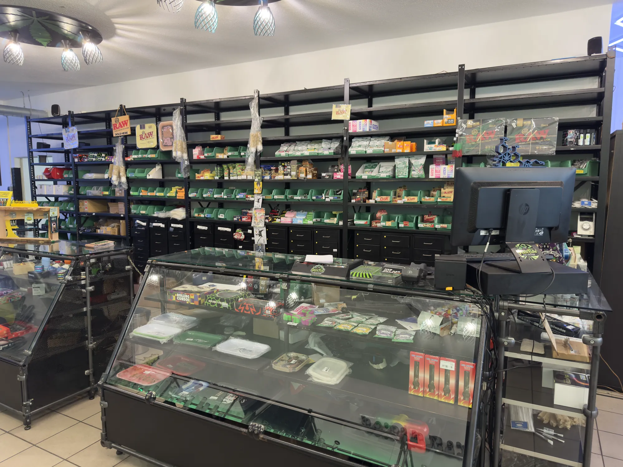 Die Theke im Green Flow Kollektiv