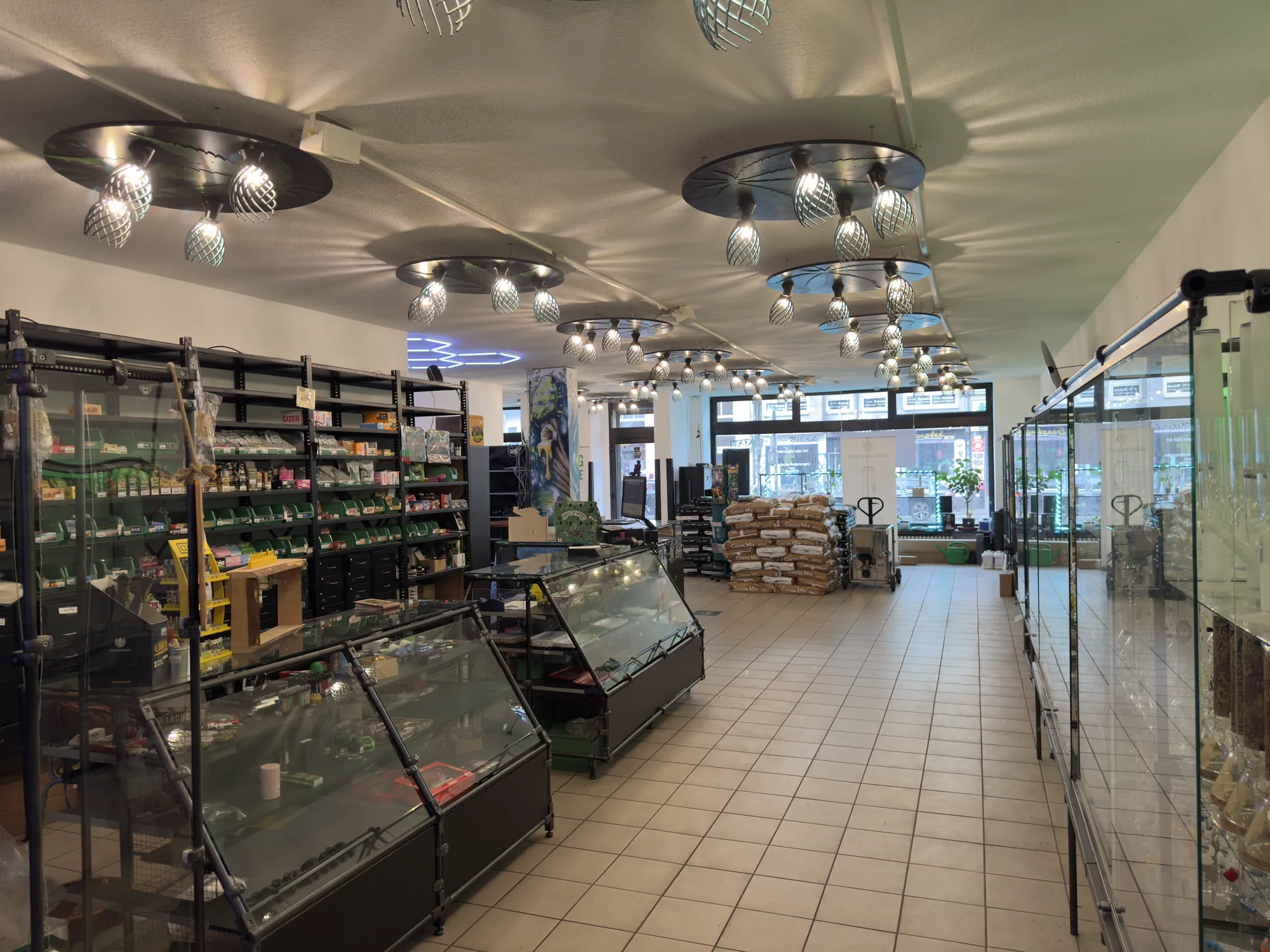 Blick in den Laden des Green Flow Kollektiv